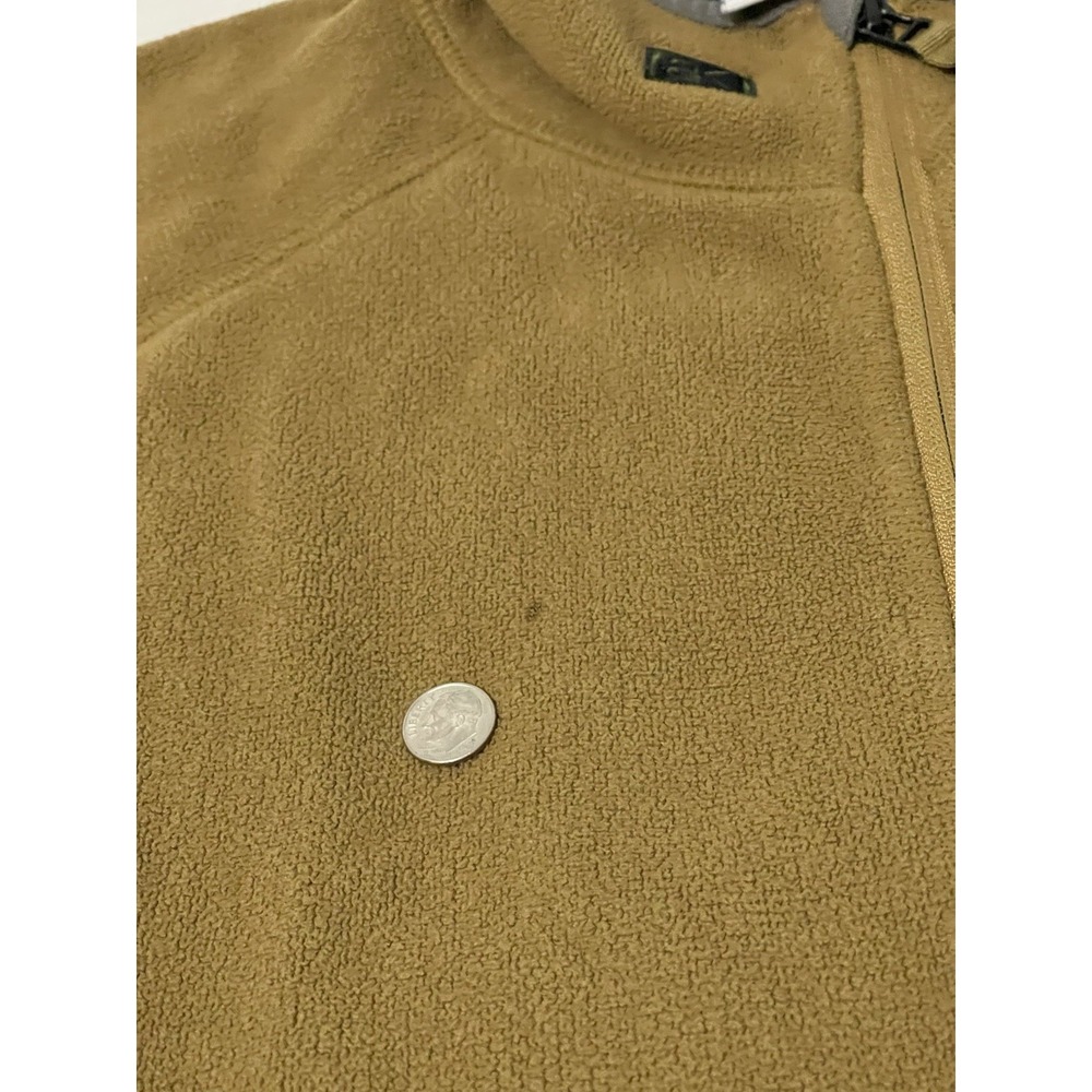 Burton AK Fleece Jacket Mens‎ XL Brown Black Full Zip Outdoor Technical Layer - Picture 3 of 9